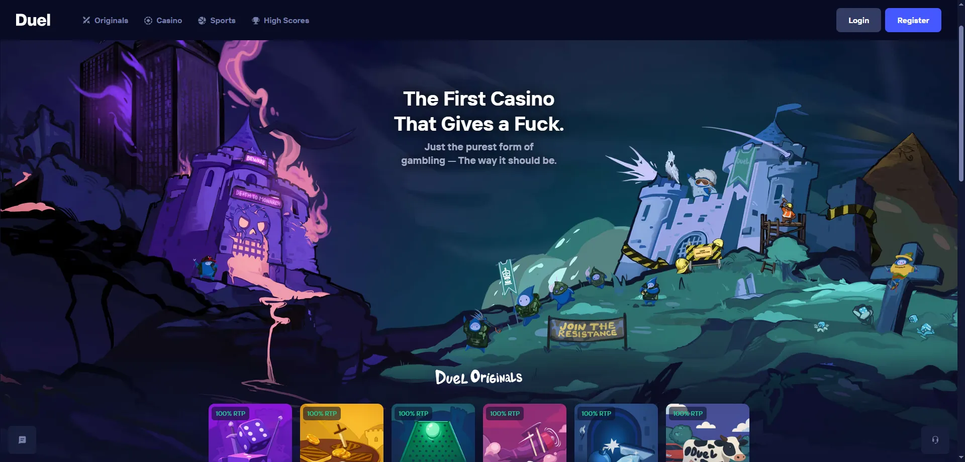 Duel Casino Ecuador – casino cripto con juegos provably fair 2026