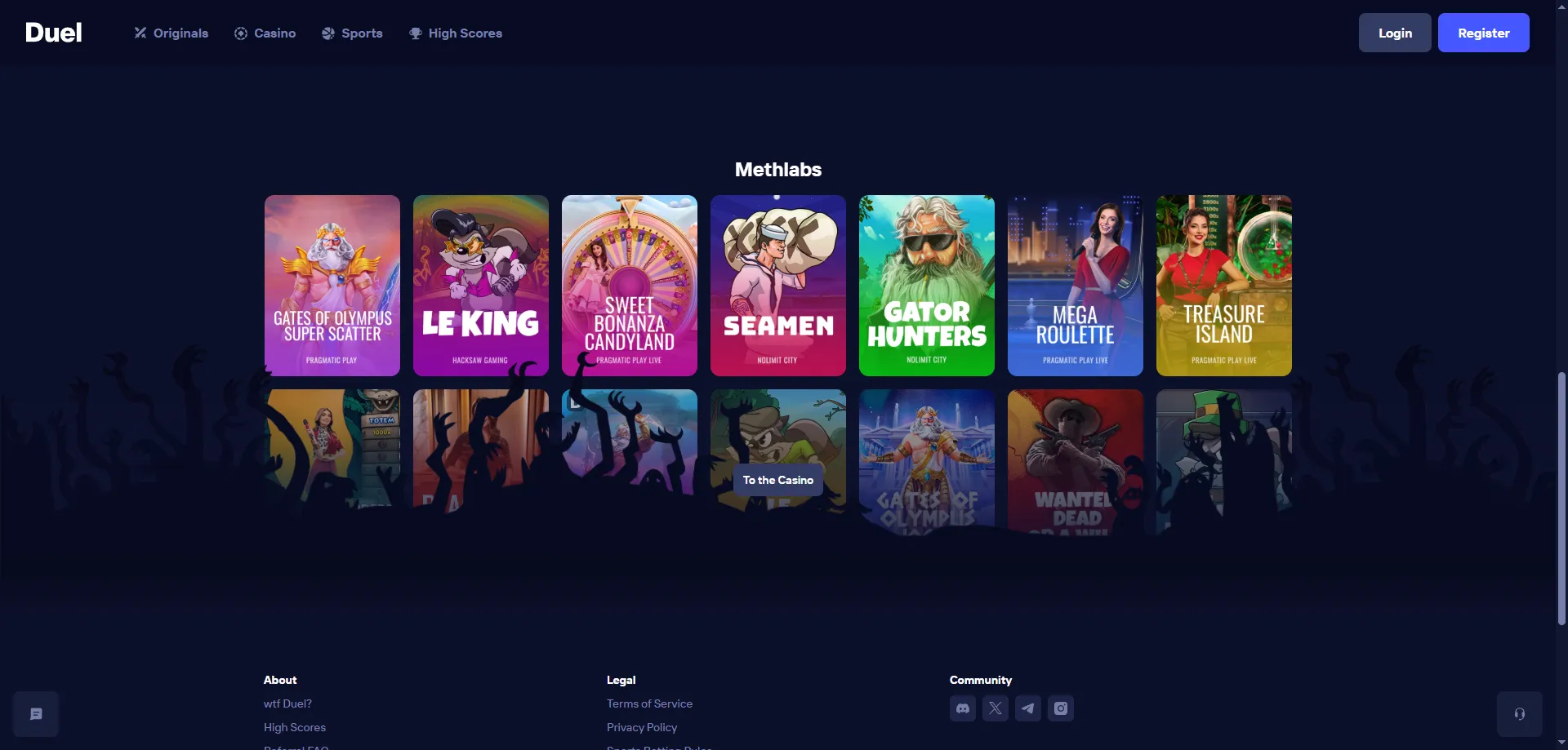 Juegos Duel Originals en Duel Casino Ecuador – RTP hasta 100%